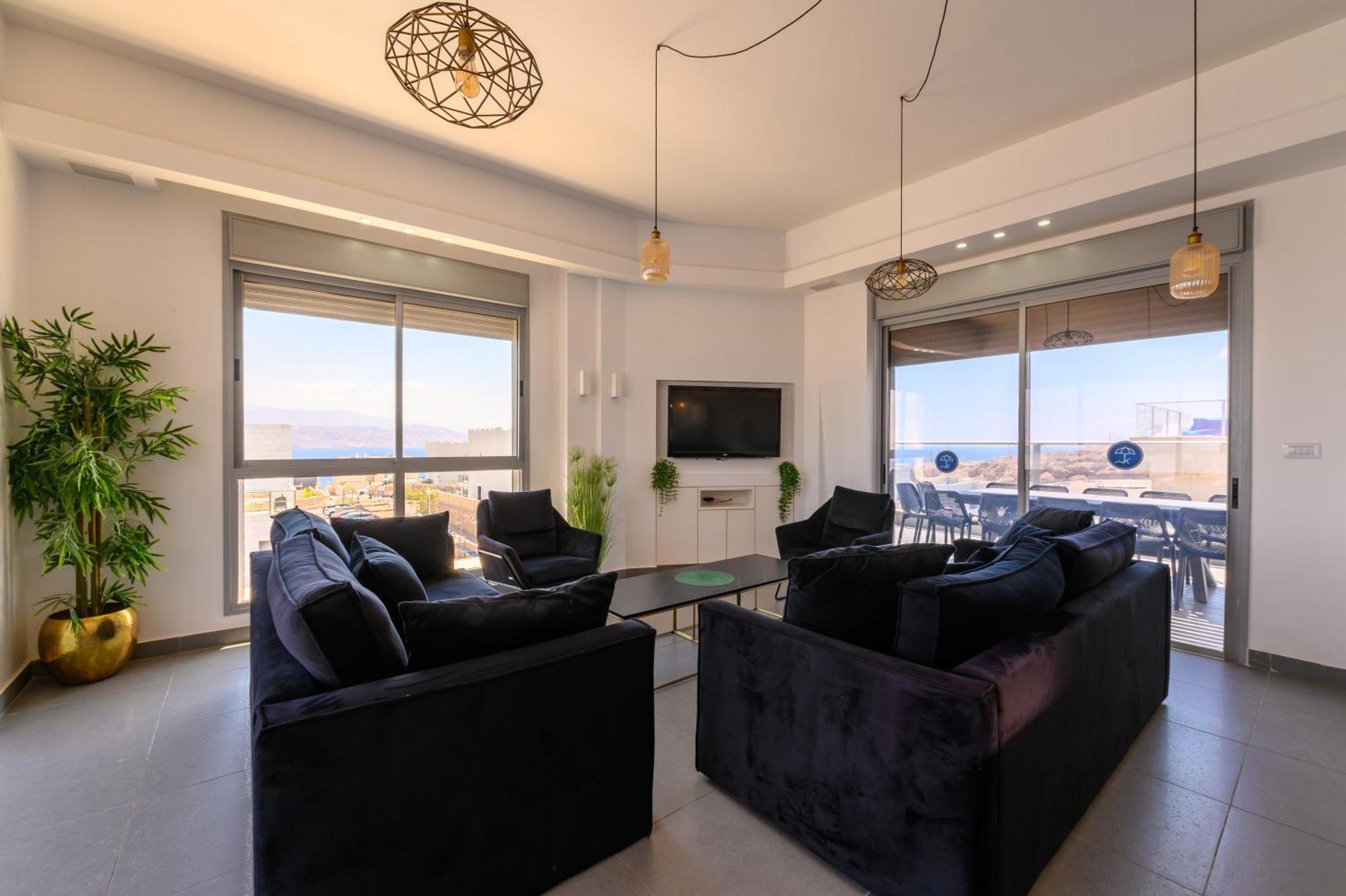 פנטהאוז קסם המפרץ Daire Eilat Dış mekan fotoğraf